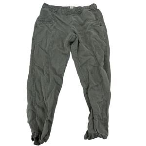 C&C California Sage Green Linen Lyocell Joggers Pants Women’s M Boho Recycled